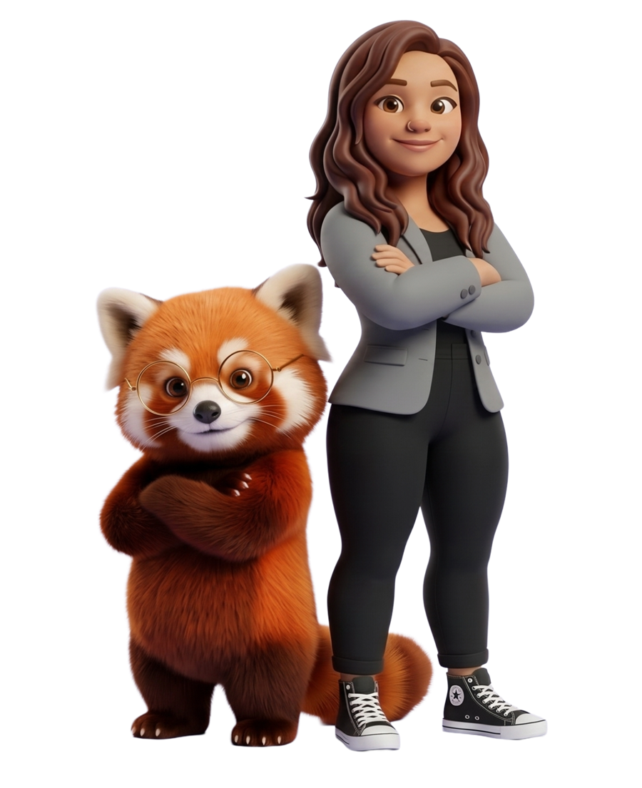 Antonio, the red panda of Alquimia Lab